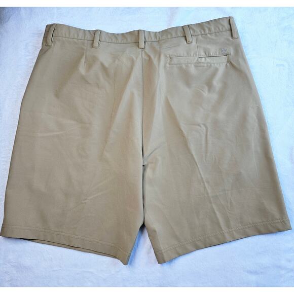 🦃 Mens Xersion Woven Golf Shorts 9" Short Size 40 Tan - Picture 2 of 6